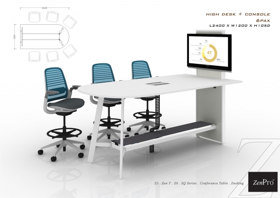 High Desk / High Table - Collaboration & Meeting